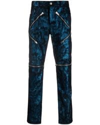 Moschino - Multiple Zip-Fastening-Pockets Suede Trousers - Lyst