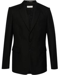 Dries Van Noten - Wollen Blazer Met Enkele Rij Knopen - Lyst