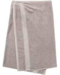 Balenciaga - Cotton Towel Skirt - Lyst