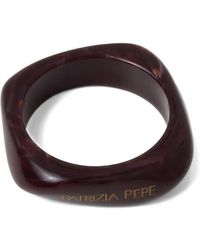 Patrizia Pepe - Nature Soul Marble-Effect Logo-Print Bracelet - Lyst