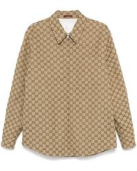 Gucci - Gg Shirt Jacket - Lyst