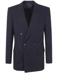 Tom Ford - Blazer Met Dubbele Rij Knopen - Lyst
