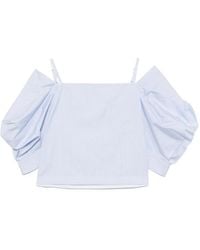 Sacai - Gestreepte Top - Lyst