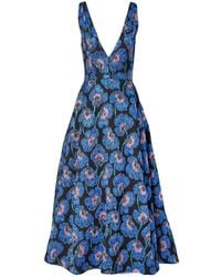 Carolina Herrera - Mini-jurk Met Geborduurde Bloemen - Lyst