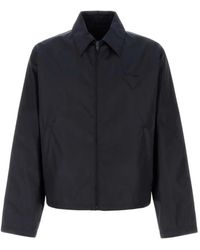 Prada - Giacca Con Colletto - Lyst