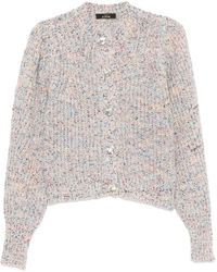 Twinset - Puff-Sleeve Speckled Cardigan - Lyst