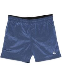 ROA - Helder Logo-Print Shorts - Lyst