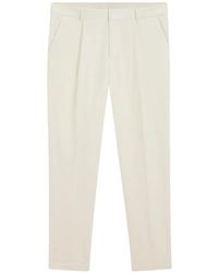 BOSS - Pleated-Front Corduroy Trousers - Lyst