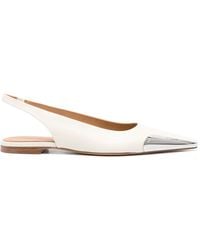 Off-White c/o Virgil Abloh - Leather Slingbacks - Lyst
