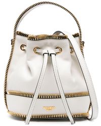 Moschino - Exposed-zip Detail Leather Bucket Bag - Lyst