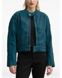 G-Star - Buttoned Denim Jacket - Lyst
