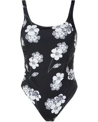 Amir Slama - Floral-Print Scoop-Back Swimsuit - Lyst