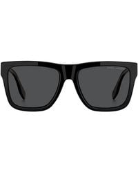 Marc Jacobs - Clip-On-Brille Mit Eckigem Gestell - Lyst