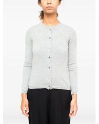 LA ROSE - Buttoned Cashmere Cardigan - Lyst