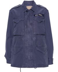 Polo Ralph Lauren - Military-Jacke aus Baumwoll-Twill - Lyst