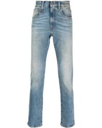 R13 - Vaqueros slim con efecto lavado - Lyst