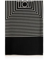 TOTEME - Monogram Logo-Detail Scarf - Lyst