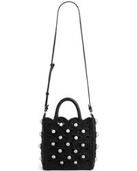 Rabanne - Pearl-Embellished Tote Bag - Lyst