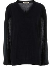 Alberta Ferretti - V-Neck Sweater - Lyst