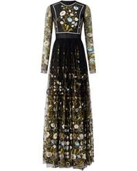 Giambattista Valli - Ramages-embroidered Silk-tulle Gown - Lyst
