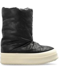 Rick Owens - Mega Bumper Lunar Leather Ankle Boots - Lyst