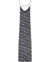 PUCCI - Langes Kleid Mit Fiori Di Loto-Print - Lyst