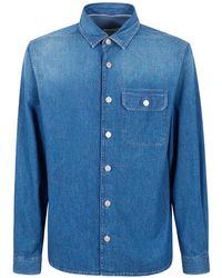 Tintoria Mattei 954 - Chest-Pocket Shirt - Lyst