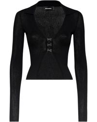 DSquared² - Ribgebreid Vest - Lyst