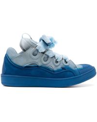 Lanvin - Curb Radiant Spray-effect Sneakers - Lyst