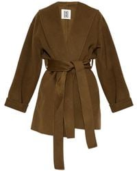 By Malene Birger - Trinelle Belted Wool Coat - Lyst