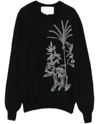 Costarellos - Maglione Con Decorazione A Fiori - Lyst