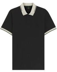 BOSS - Tipped-Trim Polo Shirt - Lyst