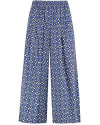 Weekend by Maxmara - Cropped-Hose mit geometrischen Print - Lyst