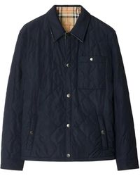 Burberry - Reversible Quilted Overshirt - Lyst