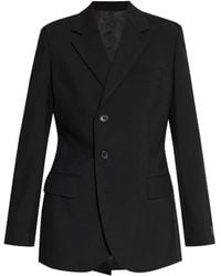 KENZO - Elegant Virgin Wool Logo Jacket - Lyst