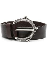 P.A.R.O.S.H. - Buckle Leather Belt - Lyst