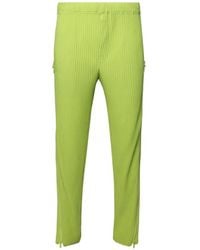 Homme Plissé Issey Miyake - Pleated Zip-Detail Trousers - Lyst