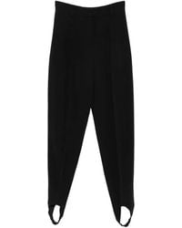 Stella McCartney - Cady Stirrup-Cuff Tailored Trousers - Lyst