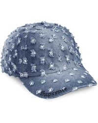 Supreme - Casquette À Effet Usé Ornée De Strass - Lyst