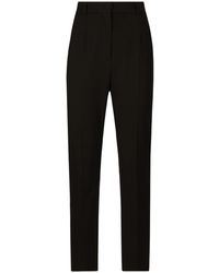 Dolce & Gabbana - High-waisted Cropped Trousers - Lyst