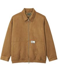 Izzue - Giacca Con Zip E Logo - Lyst
