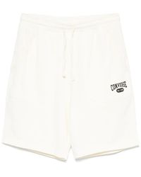 Converse - Logo-Print Track Shorts - Lyst