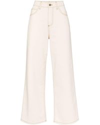Marni Jeans mit weitem Bein - Mehrfarbig