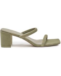 12 STOREEZ - 65mm Suede Mules - Lyst