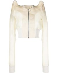 Rick Owens - Cropped-Jacke Mit Reißverschluss - Lyst