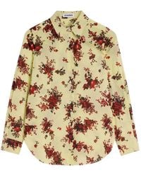 Jil Sander - Camisa Con Estampado Floral - Lyst