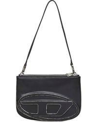 DIESEL - 1DR Twin Schultertasche mit Logo-Prägung - Lyst