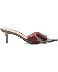 Gianvito Rossi - 55Mm Elle Pointed-Toe Heeled Sandals - Lyst