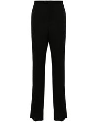 Saint Laurent - Gerade High-Waist-Hose - Lyst