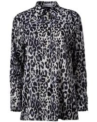 Mia Peculiar - Pearl-Button Printed Shirt - Lyst